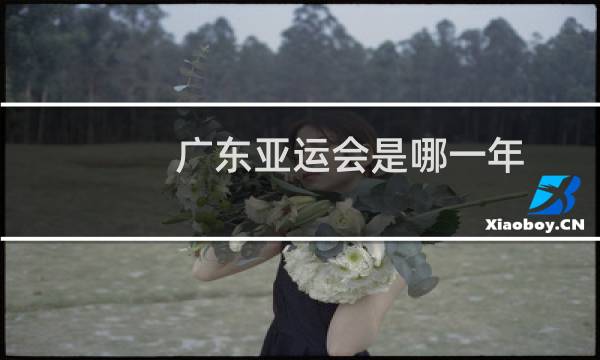 广东亚运会是哪一年