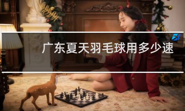 广东夏天羽毛球用多少速