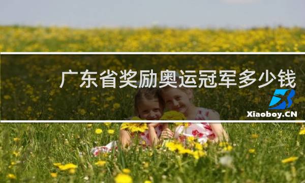 广东省奖励奥运冠军多少钱