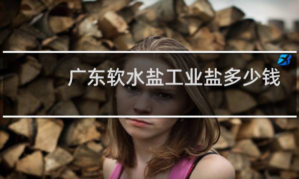 广东软水盐工业盐多少钱一吨图片