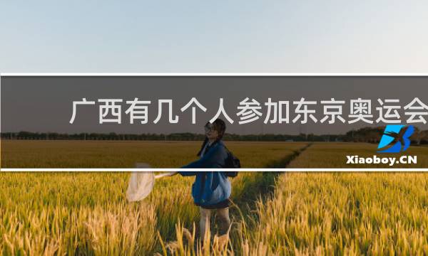 广西有几个人参加东京奥运会