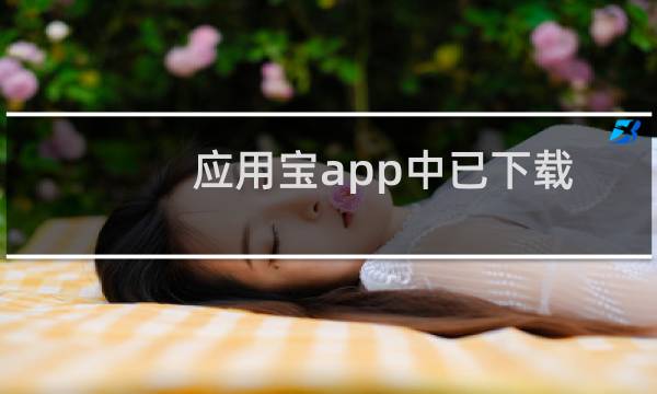 应用宝app中已下载的软件怎么删除?