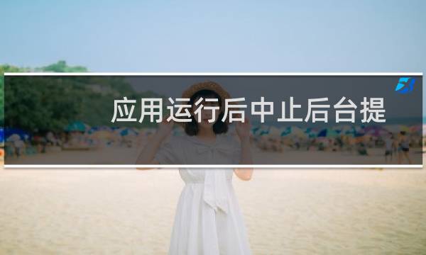应用运行后中止后台提示504错误