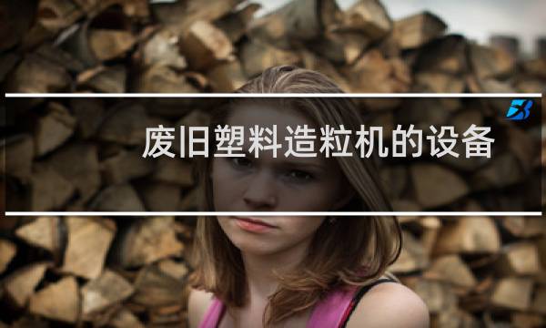 废旧塑料造粒机的设备