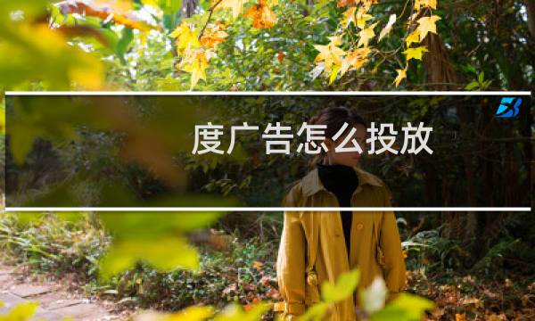 度广告怎么投放