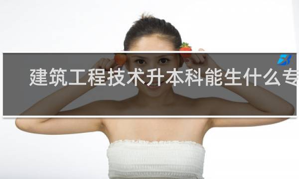 建筑工程技术升本科能生什么专业