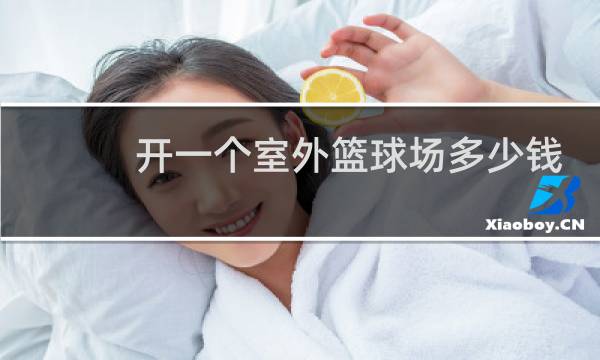 开一个室外篮球场多少钱