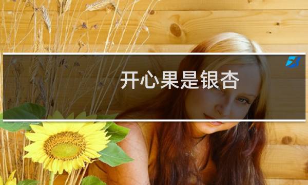 开心果是银杏