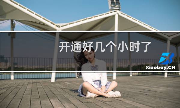 开通好几个小时了，还打不开