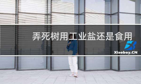 弄死树用工业盐还是食用盐图片