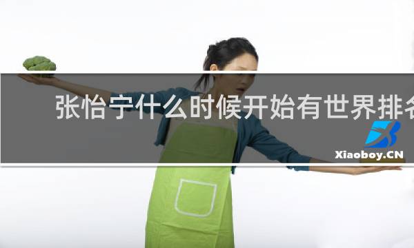 张怡宁什么时候开始有世界排名