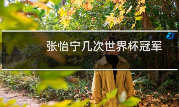 张怡宁几次世界杯冠军