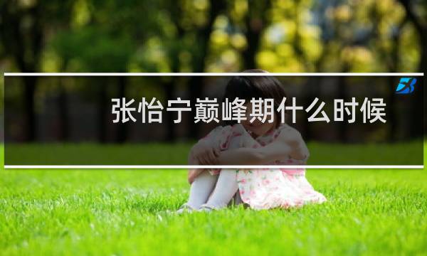 张怡宁巅峰期什么时候