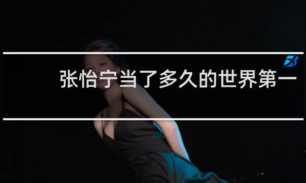 张怡宁当了多久的世界第一