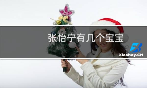 张怡宁有几个宝宝