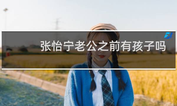 张怡宁老公之前有孩子吗