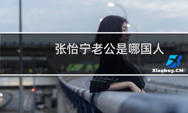 张怡宁老公是哪国人