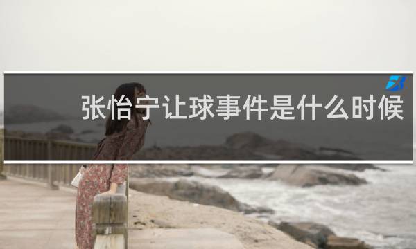 张怡宁让球事件是什么时候