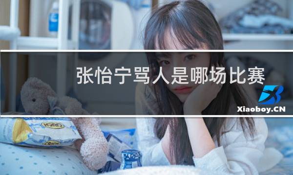 张怡宁骂人是哪场比赛
