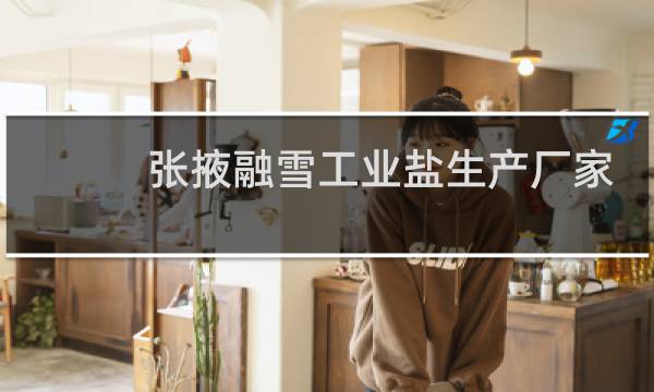 张掖融雪工业盐生产厂家图片