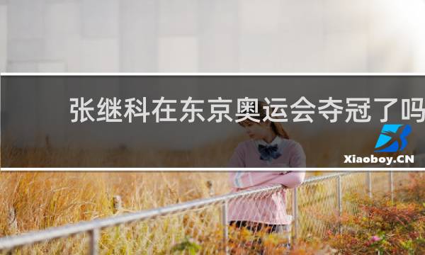 张继科在东京奥运会夺冠了吗