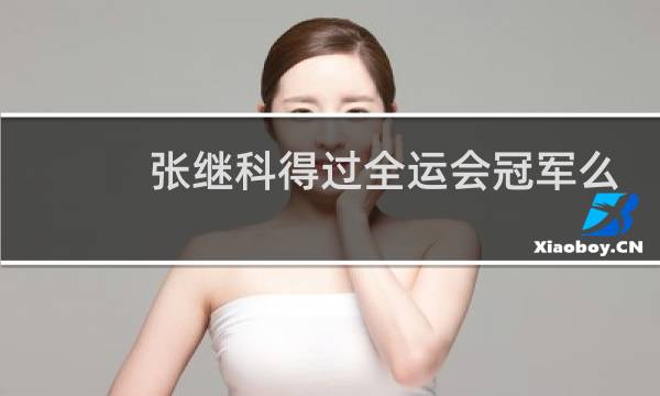 张继科得过全运会冠军么
