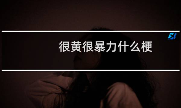 很黄很暴力什么梗