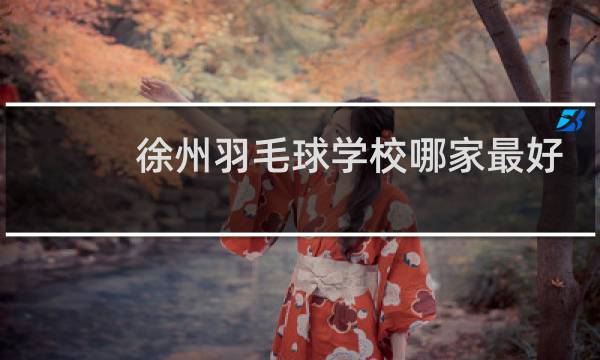 徐州羽毛球学校哪家最好
