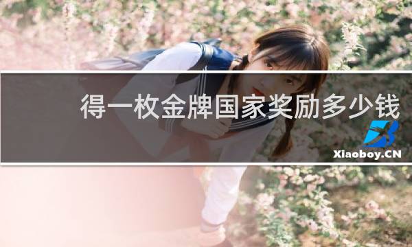得一枚金牌国家奖励多少钱