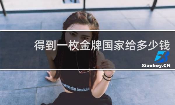 得到一枚金牌国家给多少钱