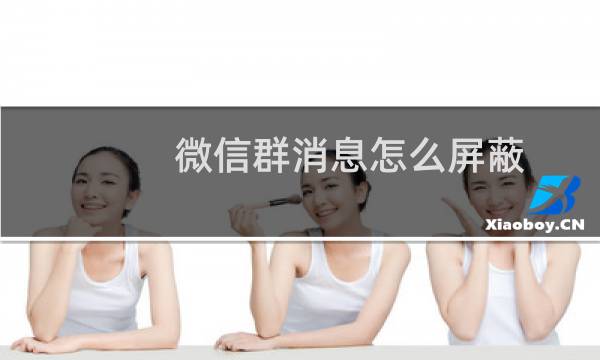 微信群消息怎么屏蔽 如何不接收微信群消息