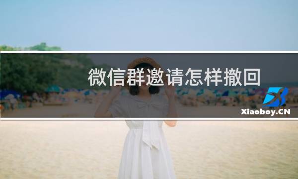 微信群邀请怎样撤回