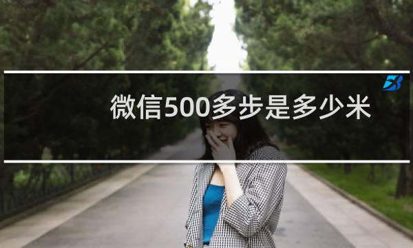 微信500多步是多少米