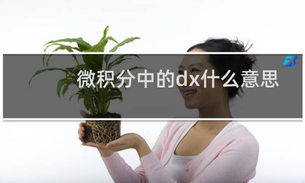 微积分中的dx什么意思