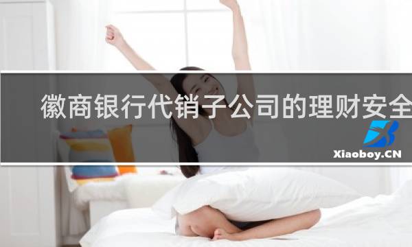 徽商银行代销子公司的理财安全吗图片