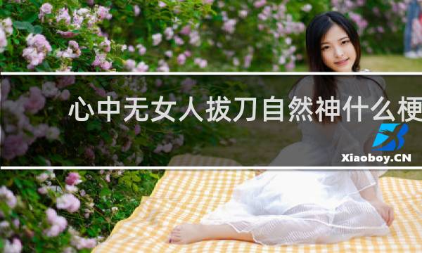 心中无女人拔刀自然神什么梗？心中无女人拔刀自然神是什么意思什么梗