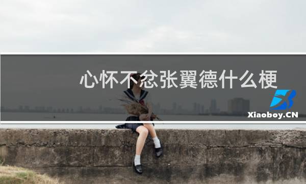 心怀不忿张翼德什么梗