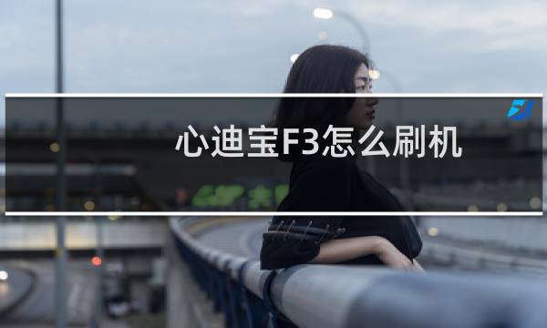 心迪宝F3怎么刷机