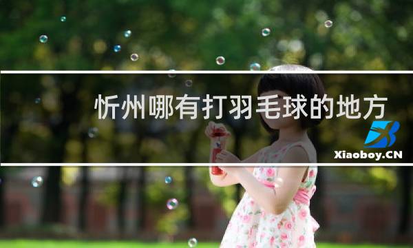 忻州哪有打羽毛球的地方