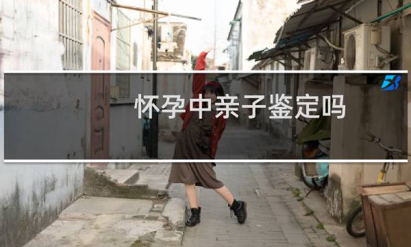 怀孕中亲子鉴定吗
