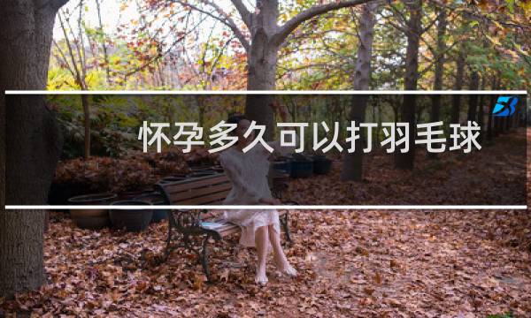 怀孕多久可以打羽毛球