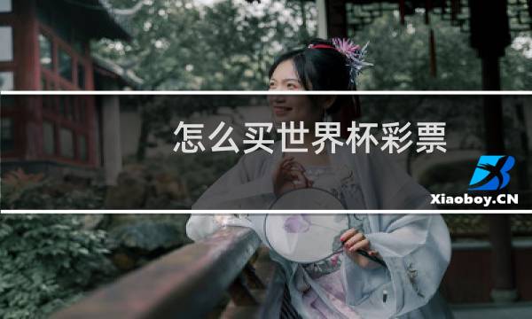 怎么买世界杯彩票