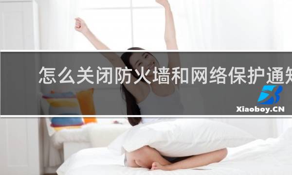 怎么关闭防火墙和网络保护通知