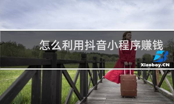怎么利用抖音小程序赚钱