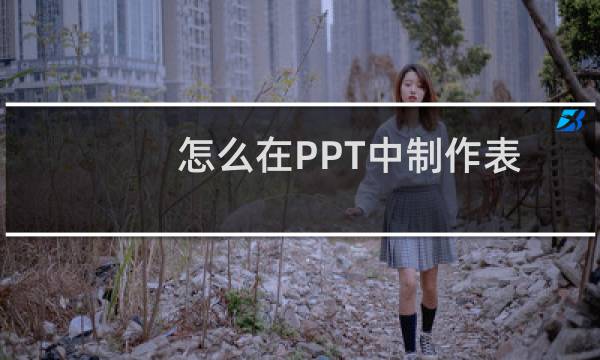 怎么在PPT中制作表格以及修改表格边框颜色