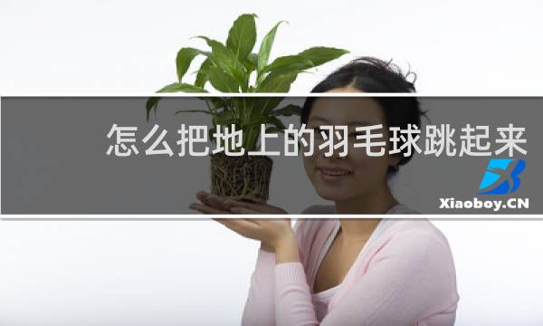 怎么把地上的羽毛球跳起来