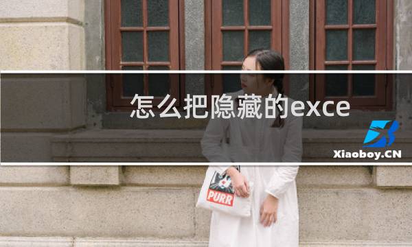 怎么把隐藏的excel文件显示出来