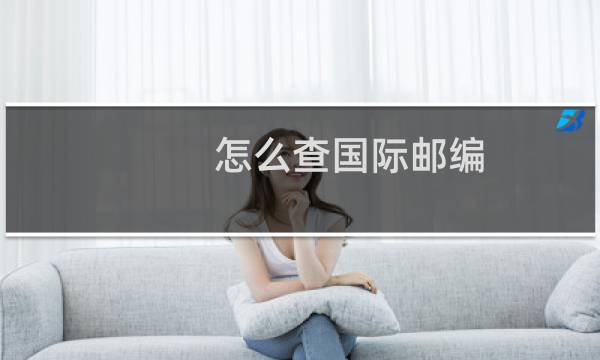 怎么查国际邮编