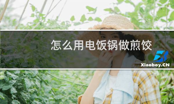 怎么用电饭锅做煎饺