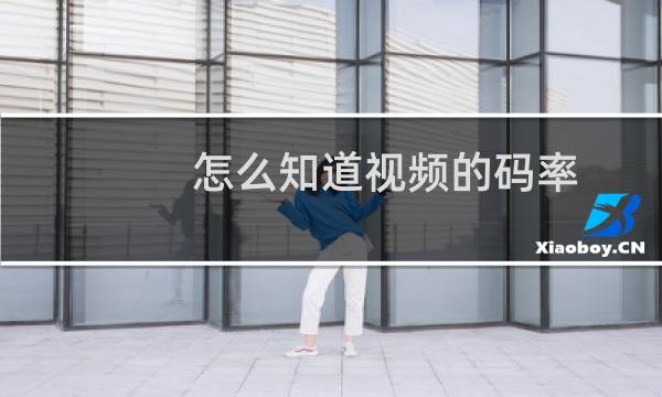 怎么知道视频的码率（视频码率是什么，如何判断输入多少值）